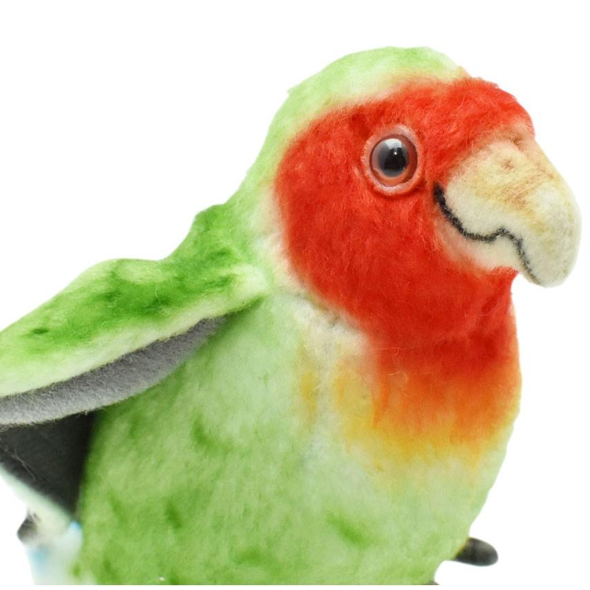 BH7254 コザクラインコ HANSA　こざくらいんこ とり トリ 鳥 ぬいぐるみ リアル 爆買 母の日 | HANSA（ぬいぐるみ） | 03