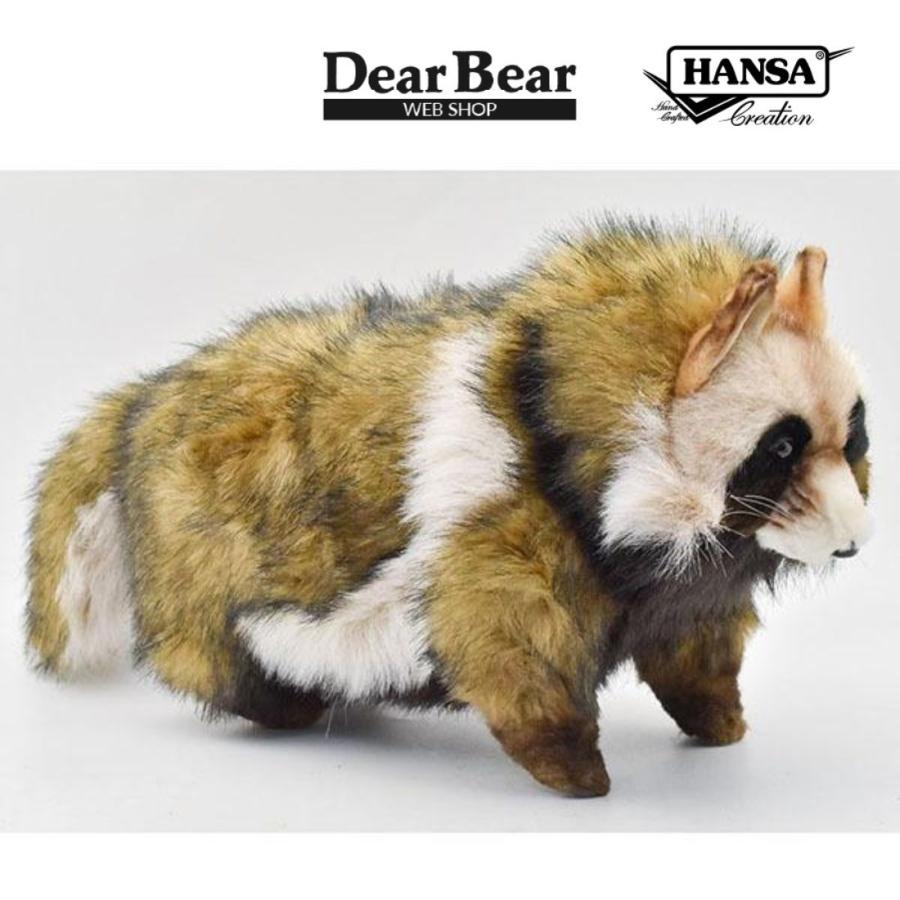 BH7256 タヌキ HANSA　たぬき 狸 ぬいぐるみ リアル | HANSA（ぬいぐるみ）
