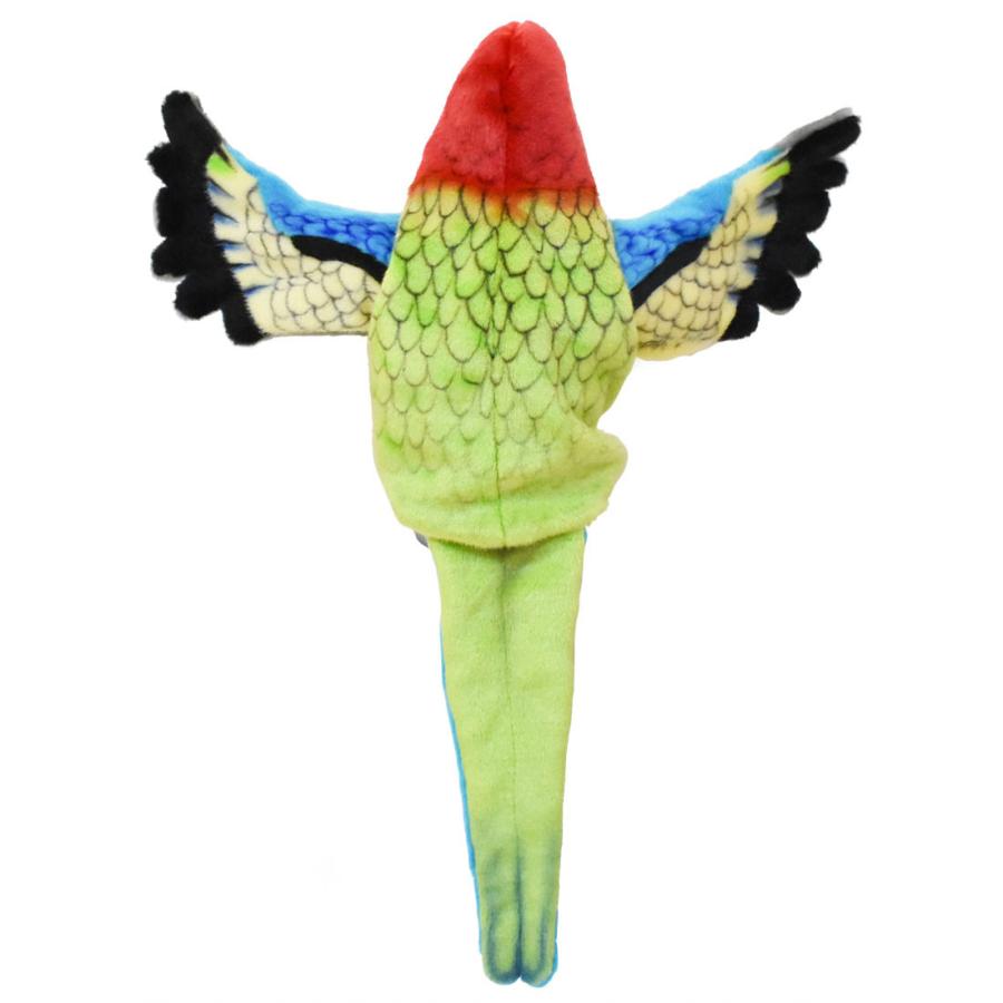 BH7351 ナナクサインコ ハンドパペット HANSA　ななくさいんこ とり トリ 鳥 リアル | HANSA（ぬいぐるみ） | 02