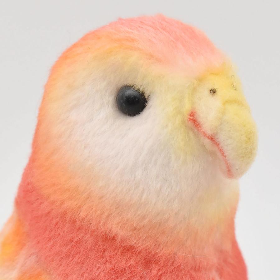 BH7637 アキクサインコ HANSA　あきくさいんこ とり トリ 鳥 ぬいぐるみ リアル おもちゃ 置物｜dearbear｜04