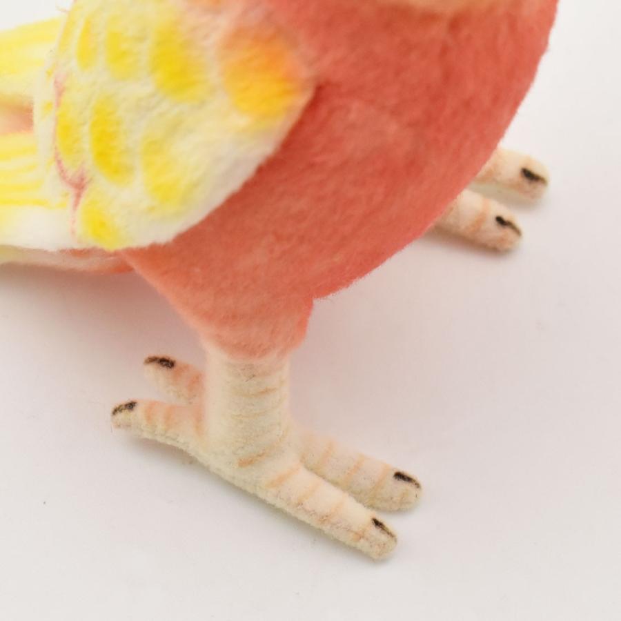 BH7637 アキクサインコ HANSA　あきくさいんこ とり トリ 鳥 ぬいぐるみ リアル おもちゃ 置物｜dearbear｜06