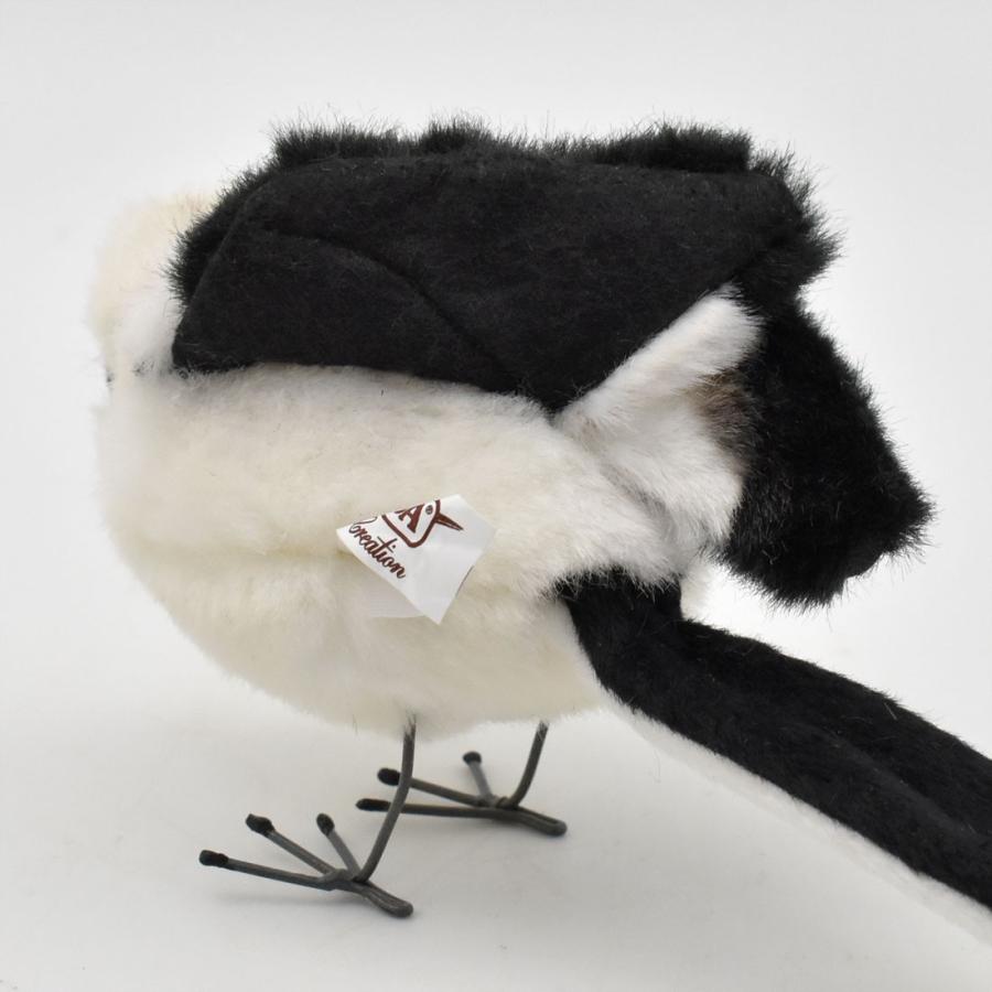 BH7638 シマエナガ HANSA　しまえなが 島柄長 とり トリ 鳥 ぬいぐるみ リアル | HANSA（ぬいぐるみ） | 08