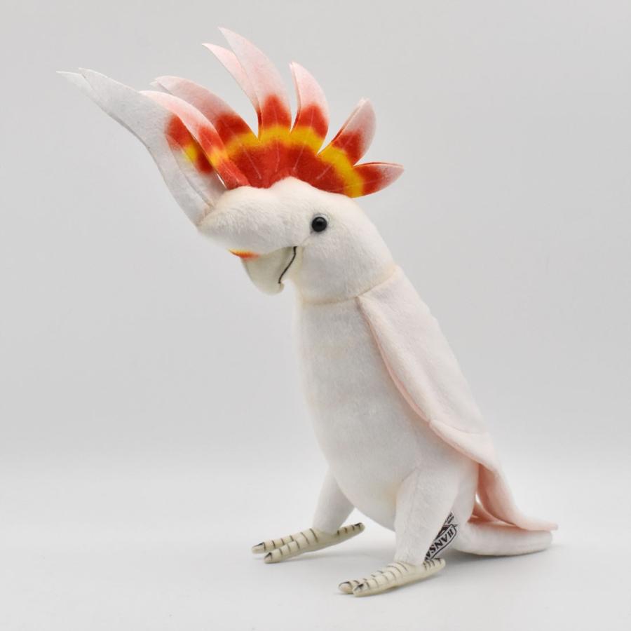 BH7641 クルマサカオウム HANSA　くるまさかおうむ とり トリ 鳥 ぬいぐるみ リアル | HANSA（ぬいぐるみ）