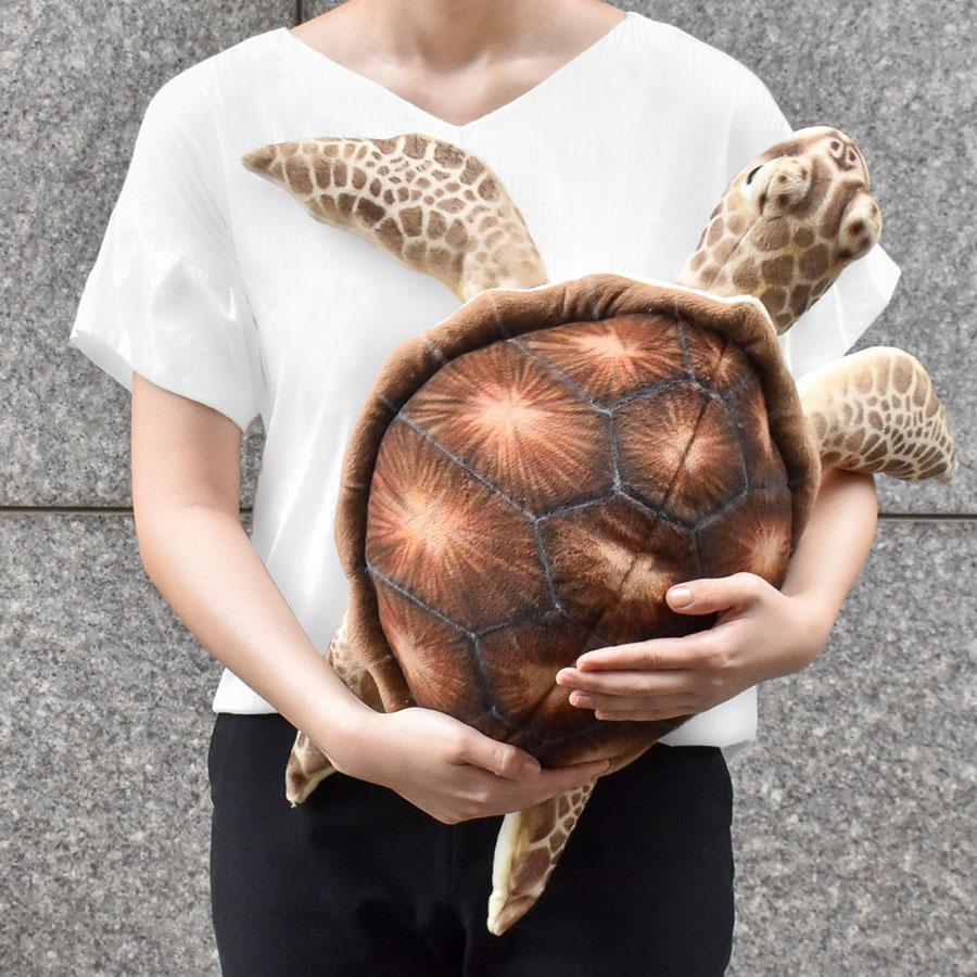 BH7690 ウミガメ HANSA　うみがめ 海亀 かめ カメ ぬいぐるみ リアル | HANSA（ぬいぐるみ） | 06