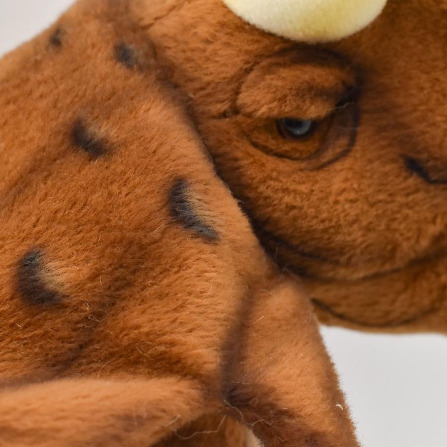 BH7746 トリケラトプス ブラウン ハンドパペット HANSA　とりけらとぷす 角竜 恐竜 きょうりゅう ちゃいろ 茶色 リアル | HANSA（ぬいぐるみ） | 04