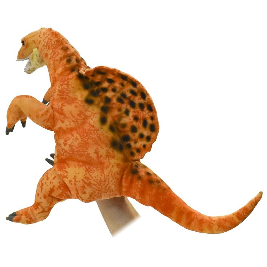 BH7760 スピノサウルス オレンジ ハンドパペット HANSA　すぴのさうるす 恐竜 きょうりゅう おれんじいろ リアル | HANSA（ぬいぐるみ） | 02