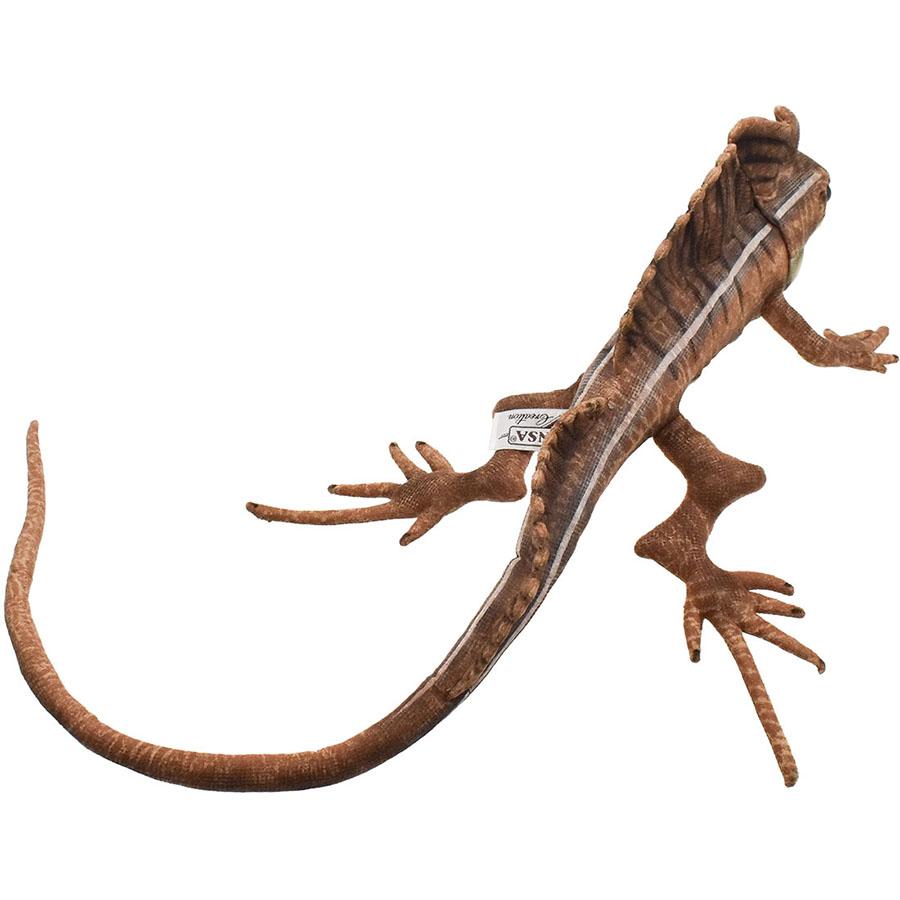 BH8037 ブラウンバシリスク HANSA　ばじりすく 茶色 ぬいぐるみ リアル | HANSA（ぬいぐるみ） | 02