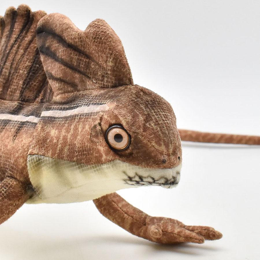 BH8037 ブラウンバシリスク HANSA　ばじりすく 茶色 ぬいぐるみ リアル | HANSA（ぬいぐるみ） | 04