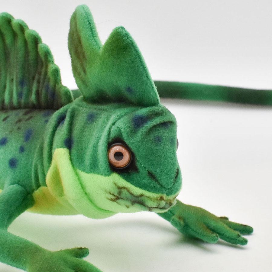 HANSA BH8038 グリーンバシリスク ばじりすく 緑色 ぬいぐるみ リアル