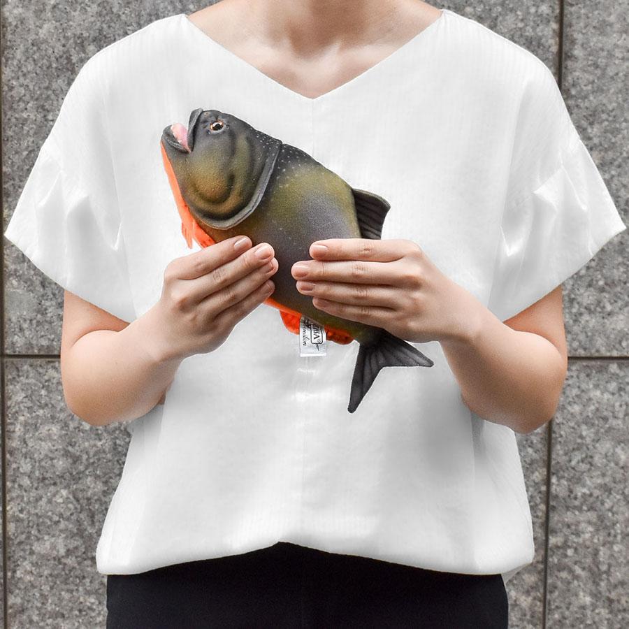 BH8065 ピラニア HANSA　ぴらにあ さかな 魚 ぬいぐるみ リアル | HANSA（ぬいぐるみ） | 06