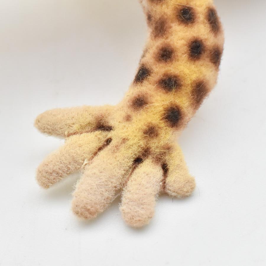 BH8140 ヒョウモントカゲモドキ HANSA　ひょうもんとかげもどき やもり ヤモリ ぬいぐるみ リアル | HANSA（ぬいぐるみ） | 06