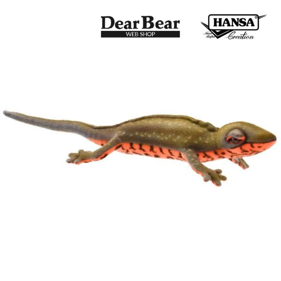 BH8141 アカハライモリ HANSA　あかはらいもり 井守 ぬいぐるみ リアル | HANSA（ぬいぐるみ）