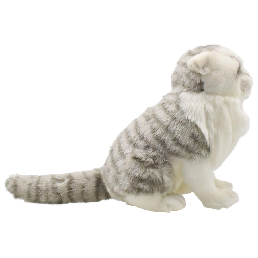 BH8155 スコティッシュフォールド グレー HANSA　すこてぃっしゅふぉーるど ねこ ネコ 猫 ぬいぐるみ リアル | HANSA（ぬいぐるみ） | 01