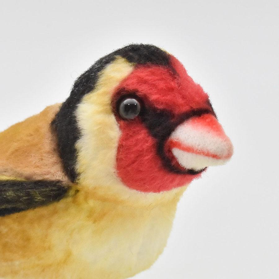 BH8208 ゴシキヒワ HANSA　ごしきひわ とり トリ 鳥 ぬいぐるみ リアル 爆買 母の日 | HANSA（ぬいぐるみ） | 04