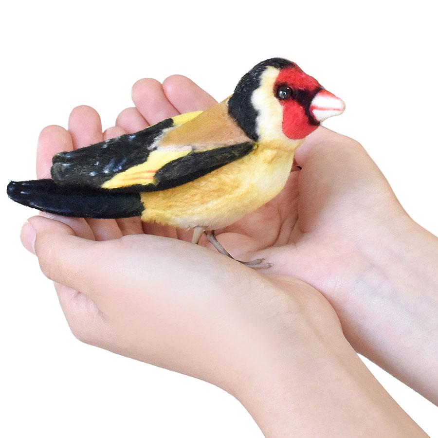BH8208 ゴシキヒワ HANSA　ごしきひわ とり トリ 鳥 ぬいぐるみ リアル 爆買 母の日 | HANSA（ぬいぐるみ） | 07