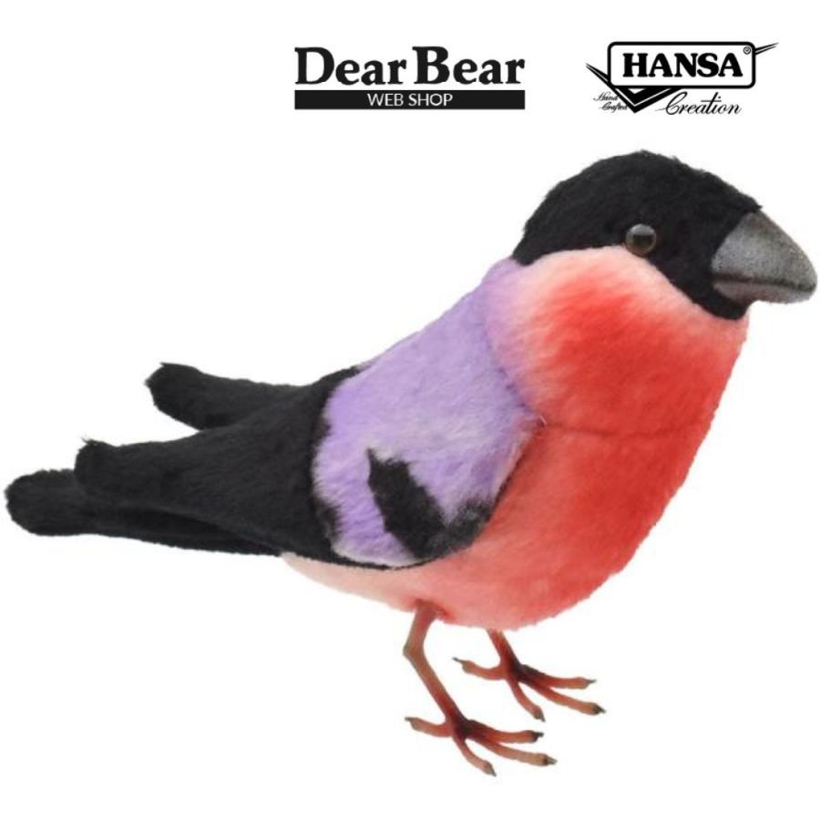 BH8212 ウソ HANSA　うそ とり トリ 鳥 ぬいぐるみ リアル | HANSA（ぬいぐるみ）