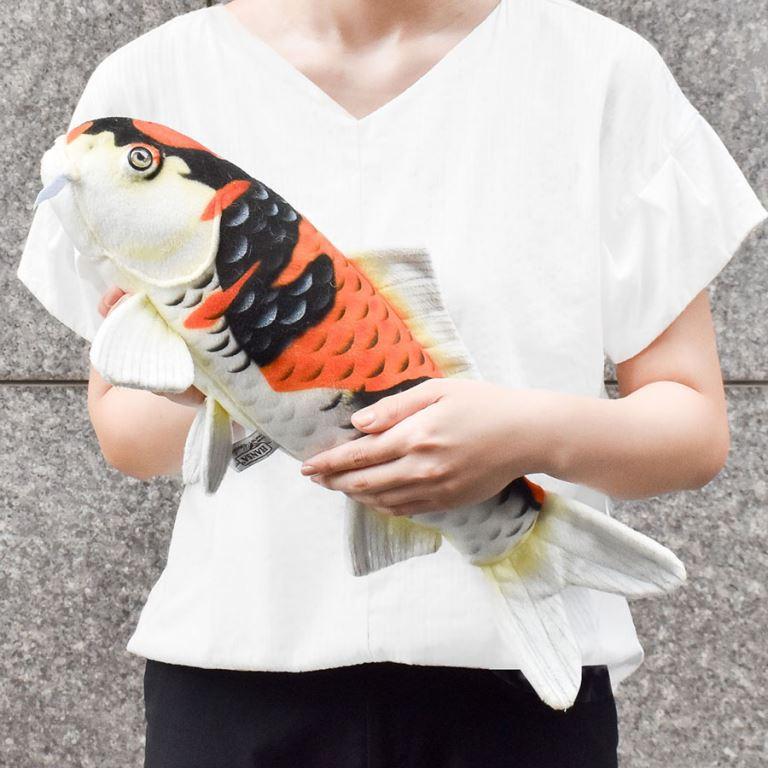 BH8295 錦鯉 五色 HANSA　にしきごい こい 鯉 さかな サカナ 魚 ぬいぐるみ リアル | HANSA（ぬいぐるみ） | 06