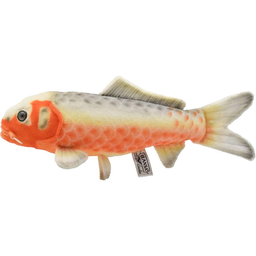 BH8315 錦鯉 浅黄 HANSA　にしきごい こい 鯉 さかな サカナ 魚 ぬいぐるみ リアル | HANSA（ぬいぐるみ） | 01