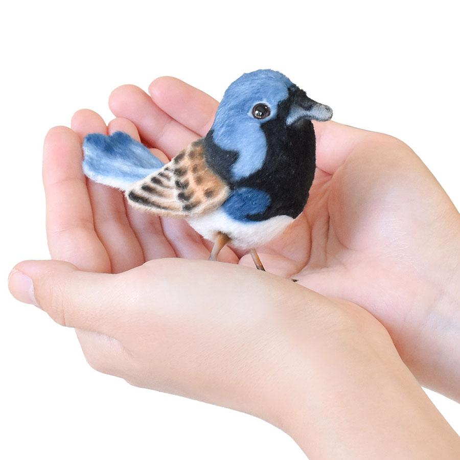 BH8410 ムナグロオーストラリアムシクイ HANSA　むなぐろおーすとらりあむしくい とり トリ 鳥 ぬいぐるみ リアル | HANSA（ぬいぐるみ） | 07