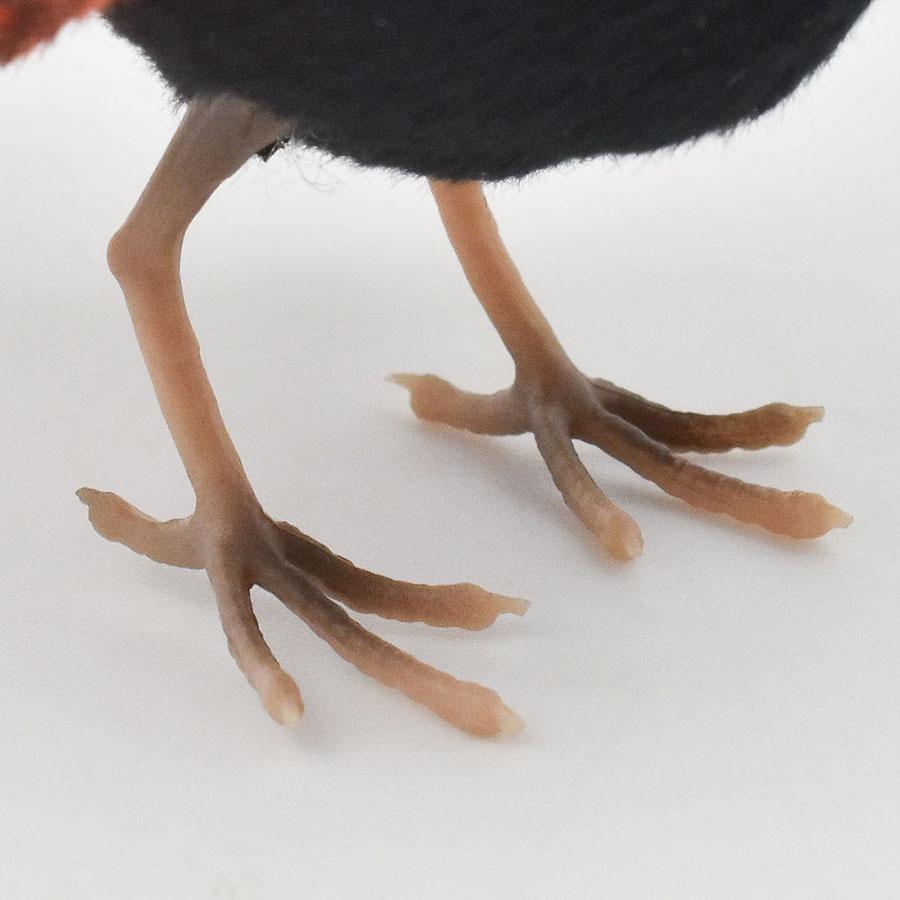 BH8411 セアカオーストラリアムシクイ HANSA　せあかおーすとらりあむしくい とり トリ 鳥 ぬいぐるみ リアル | HANSA（ぬいぐるみ） | 05