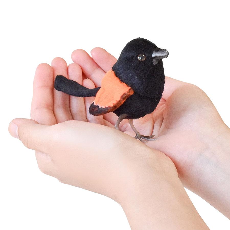 BH8411 セアカオーストラリアムシクイ HANSA　せあかおーすとらりあむしくい とり トリ 鳥 ぬいぐるみ リアル | HANSA（ぬいぐるみ） | 07