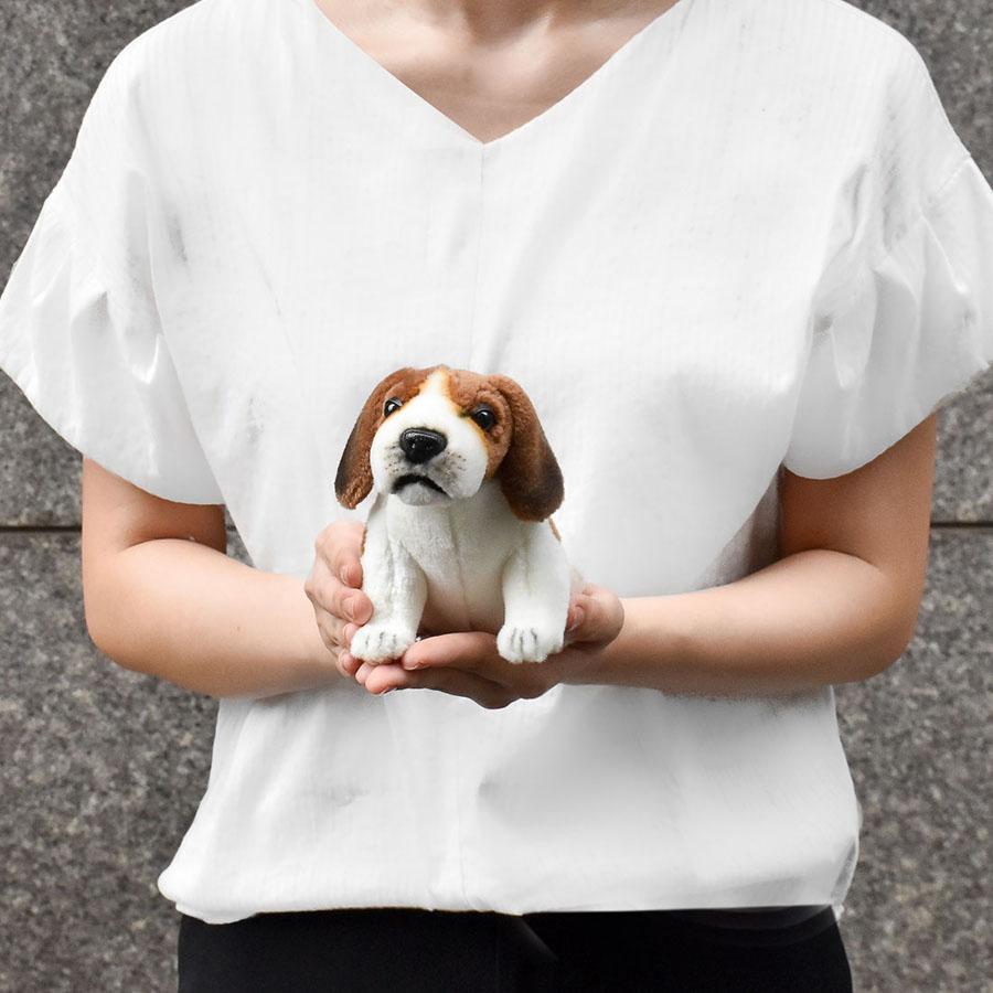 BH8420 ティーカップ ビーグル HANSA　びーぐる いぬ イヌ 犬 ぬいぐるみ リアル | HANSA（ぬいぐるみ） | 06