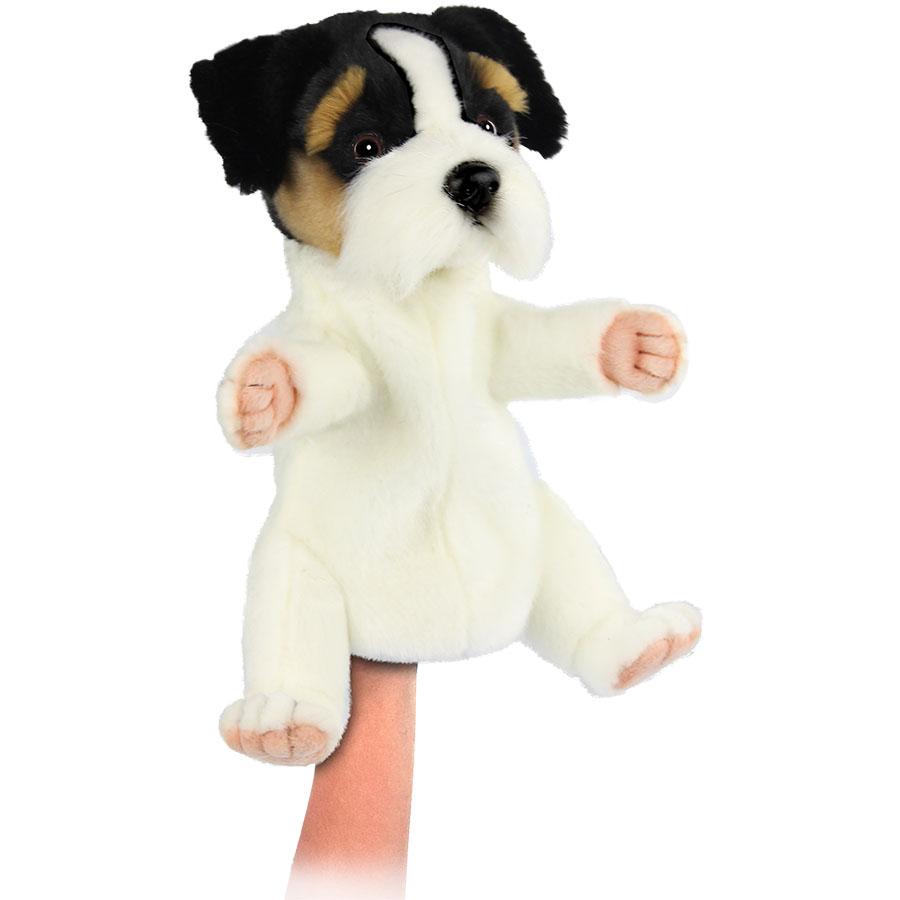 BH8451 ジャックラッセルテリア ハンドパペット HANSA　じゃっくらっせるてりあ いぬ イヌ 犬 リアル | HANSA（ぬいぐるみ）