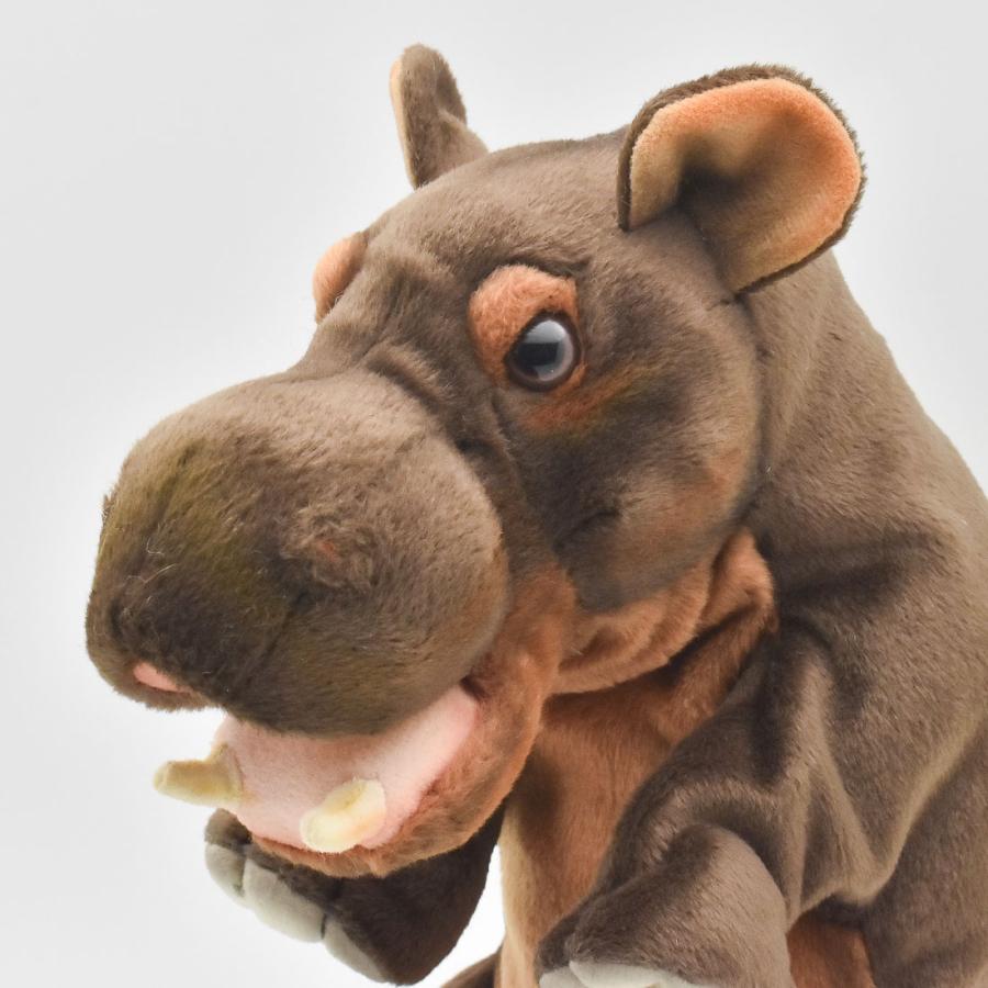 BH8461 カバ ハンドパペット HANSA　かば 河馬 リアル | HANSA（ぬいぐるみ） | 04