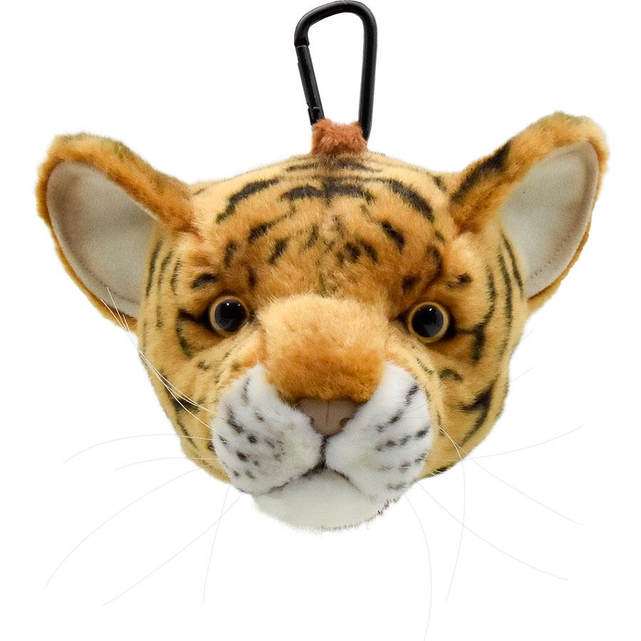 BH8472 ゴルフ ボールポーチ トラ 仔 HANSA　とら 虎 タイガー ボールケース 小物入れ リアル | HANSA（ぬいぐるみ） | 01