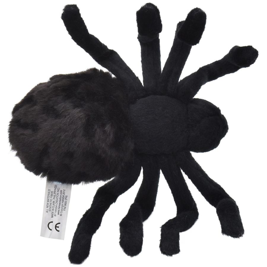 BH8489 ブラックタランチュラ HANSA　たらんちゅら くも クモ 蜘蛛 くろ 黒 ぬいぐるみ リアル ハロウィン | HANSA（ぬいぐるみ） | 04