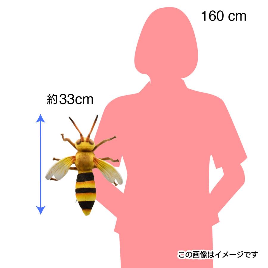 BH8524 オオスズメバチ  HANSA　おおすずめばち 大雀蜂 ぬいぐるみ リアル 新作 | HANSA（ぬいぐるみ） | 07