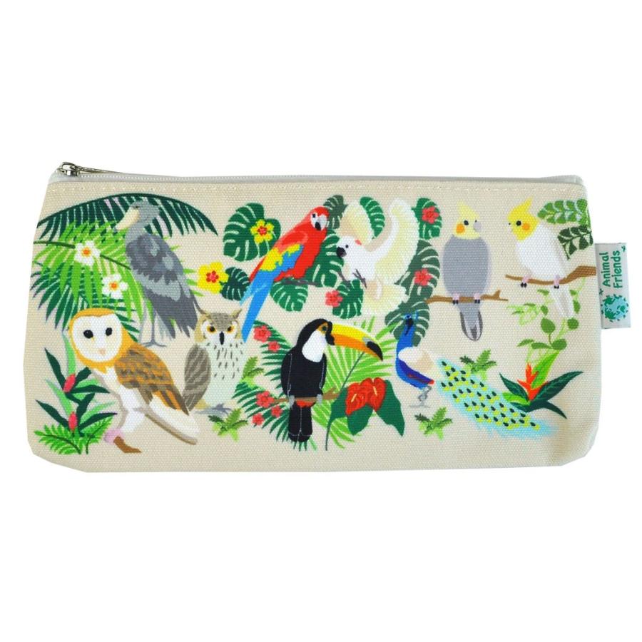 Animal Friends（アニマルフレンズ） カラーキャンバスペンポーチ