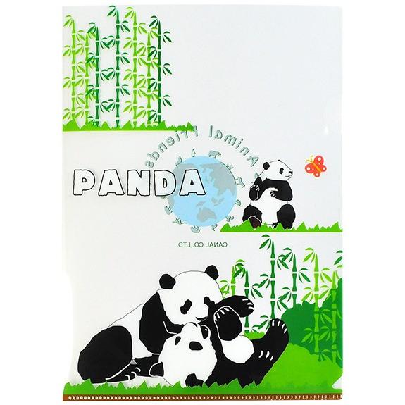 Animal Friends（アニマルフレンズ） クリアファイルA4 パンダ
