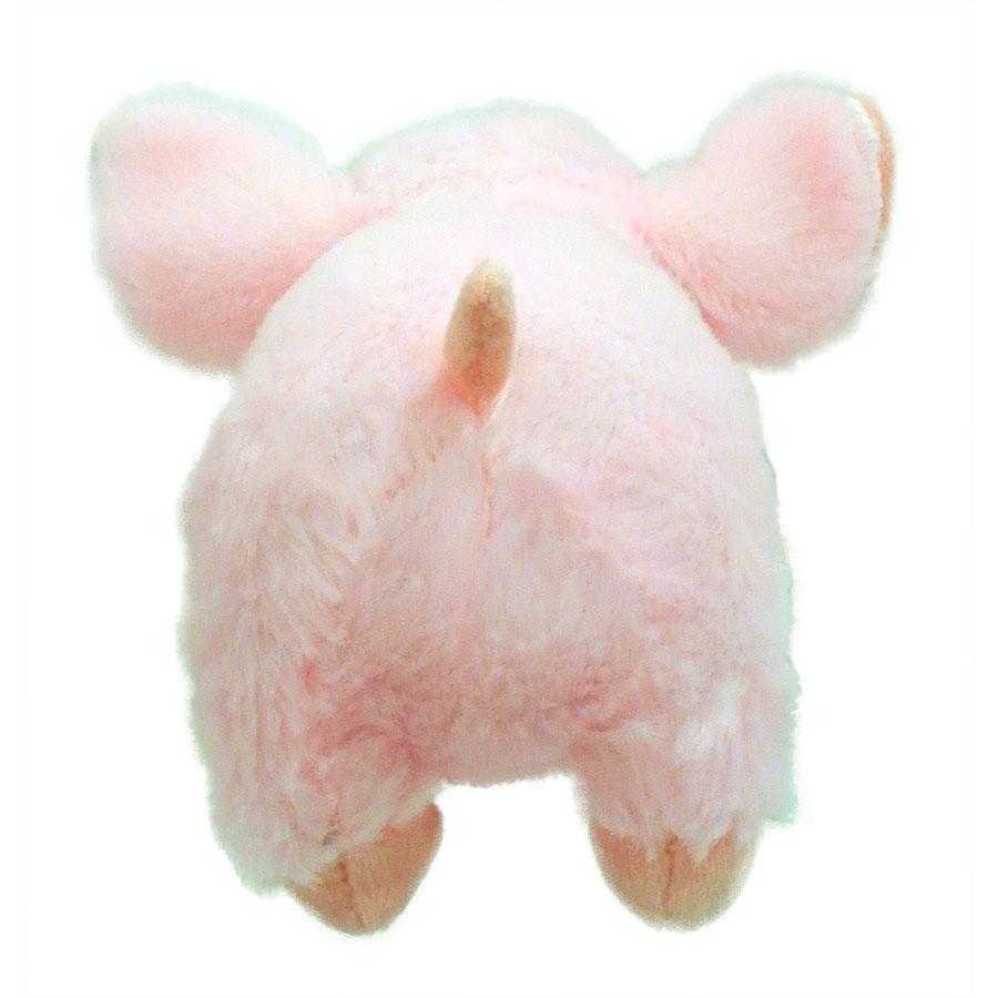 豚ぬいぐるみ 花柄 赤いブタ 総柄 布製 レア アニマル 匿名配送 豚