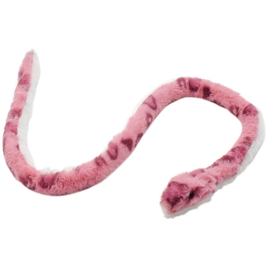 Animal Friends（アニマルフレンズ） ぬいぐるみ ヘビ 1 ピンク 全長約