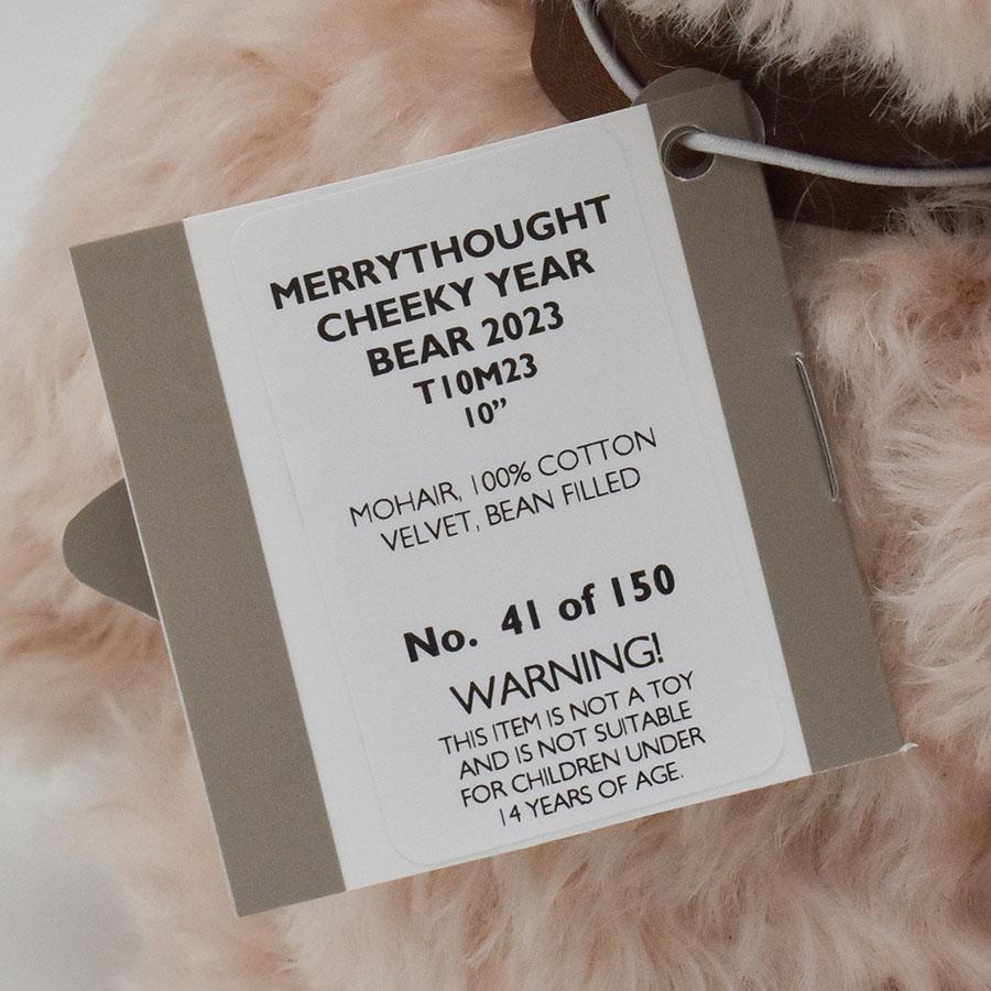 MERRYTHOUGHT（メリーソート） テディベア チーキーイヤーベア2023 No
