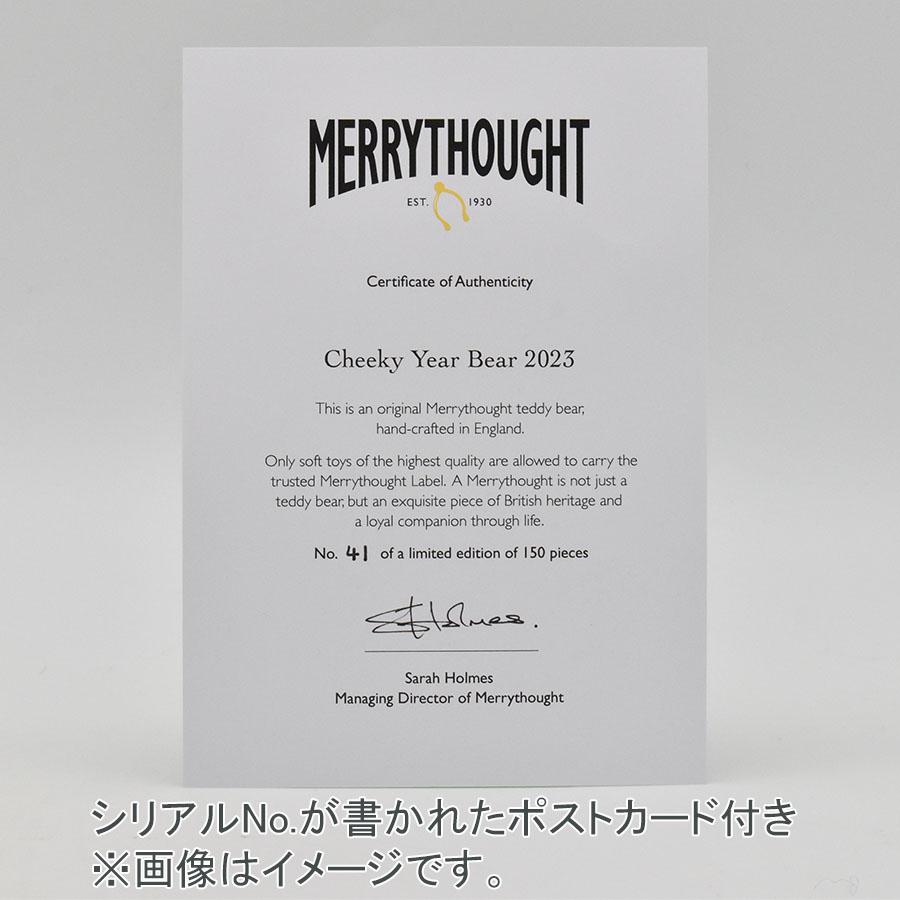 MERRYTHOUGHT（メリーソート） テディベア チーキーイヤーベア2023 No