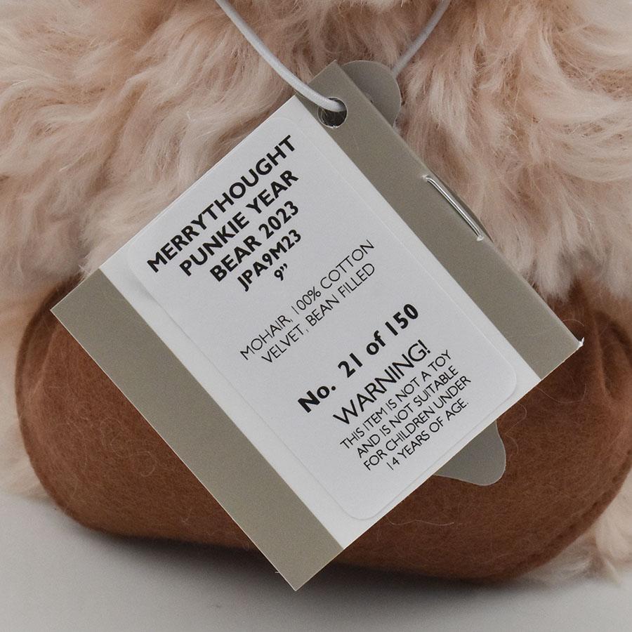 MERRYTHOUGHT テディベア メリーソート パンキーイヤーベア2023