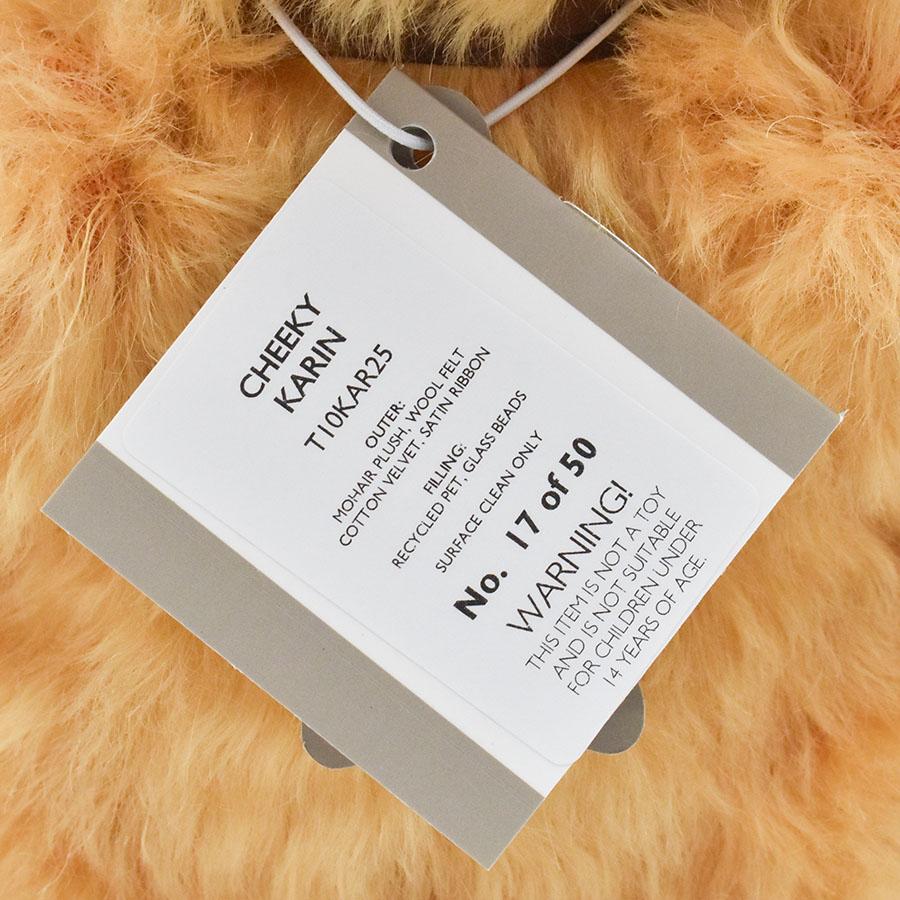 MERRYTHOUGHT（メリーソート） テディベア チーキーカリン 2025 No.17