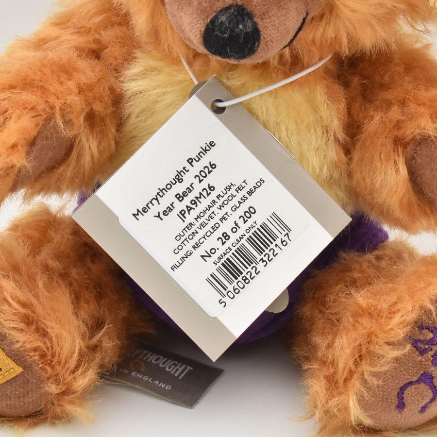 MERRYTHOUGHT（メリーソート） テディベア パンキーイヤーベア 2026 No