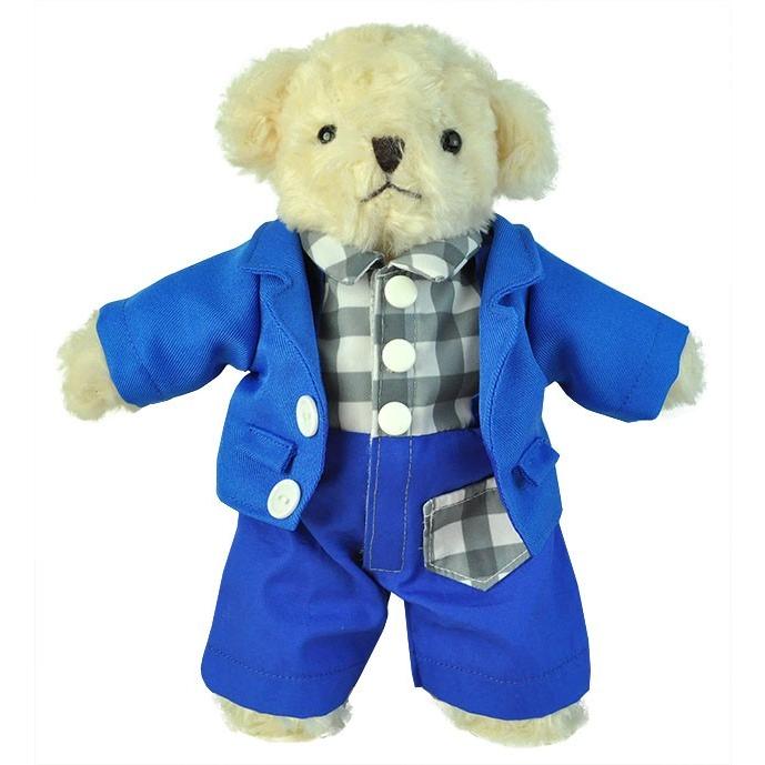 Bear Wear（ベアウェア） ぬいぐるみ 洋服 ジャケット ブルー LL 春夏