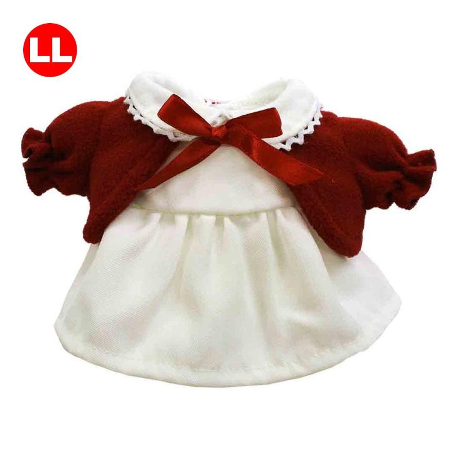 べアウェア ワンピース レッドリボン Ll ぬいぐるみ 服 洋服 衣装 コスチューム 着せ替え プレゼント ギフト Lll Dear Bear 通販 Yahoo ショッピング