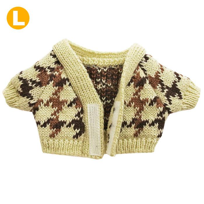 べアウェア ニットカーディガン チドリ ｌ ぬいぐるみ 服 洋服 衣装 コスチューム 着せ替え プレゼント ギフト 母の日 父の日 Ll Dear Bear 通販 Yahoo ショッピング