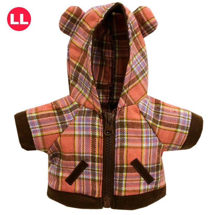 べアウェア パーカー ベア チェックピンク ｌｌ ぬいぐるみ 服 洋服 衣装 コスチューム 着せ替え プレゼント ギフト 母の日 父の日 Lll Dear Bear 通販 Yahoo ショッピング