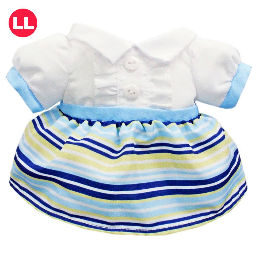 高級 べアウェア ワンピース ボーダー Ll ぬいぐるみ 服 プレゼント 着せ替え 洋服 衣装 コスチューム ギフト