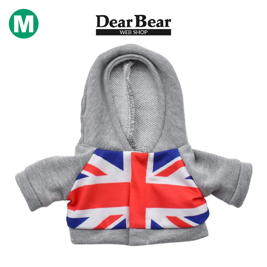 Bear Wear（ベアウェア） ぬいぐるみ 洋服 パーカー ユニオンジャック