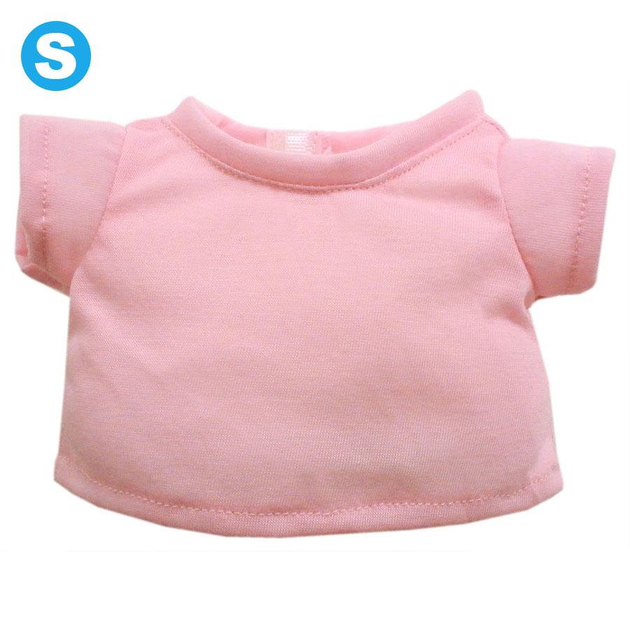 Bear Wear ぬいぐるみ 洋服 カラーTシャツ ピンク S 秋冬22