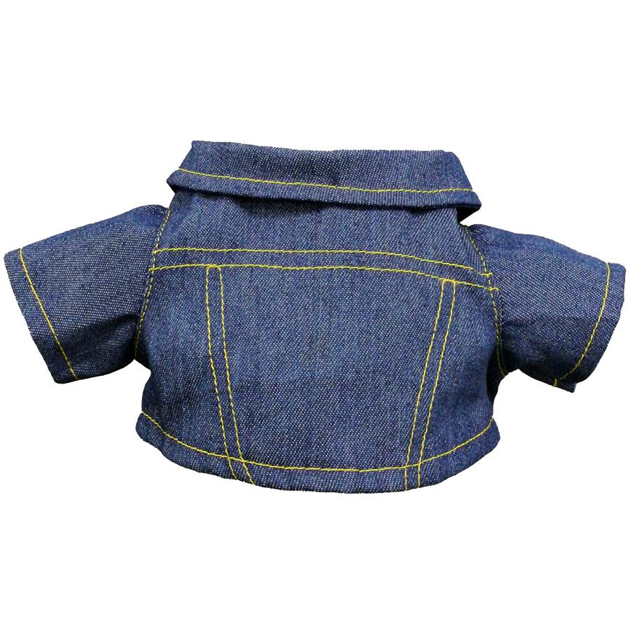 ぬいぐるみ 洋服 デニムライク ロングシャツ S 秋冬23 ベアウェア 着せ替え ぬい服 プレゼント | Bear Wear | 01