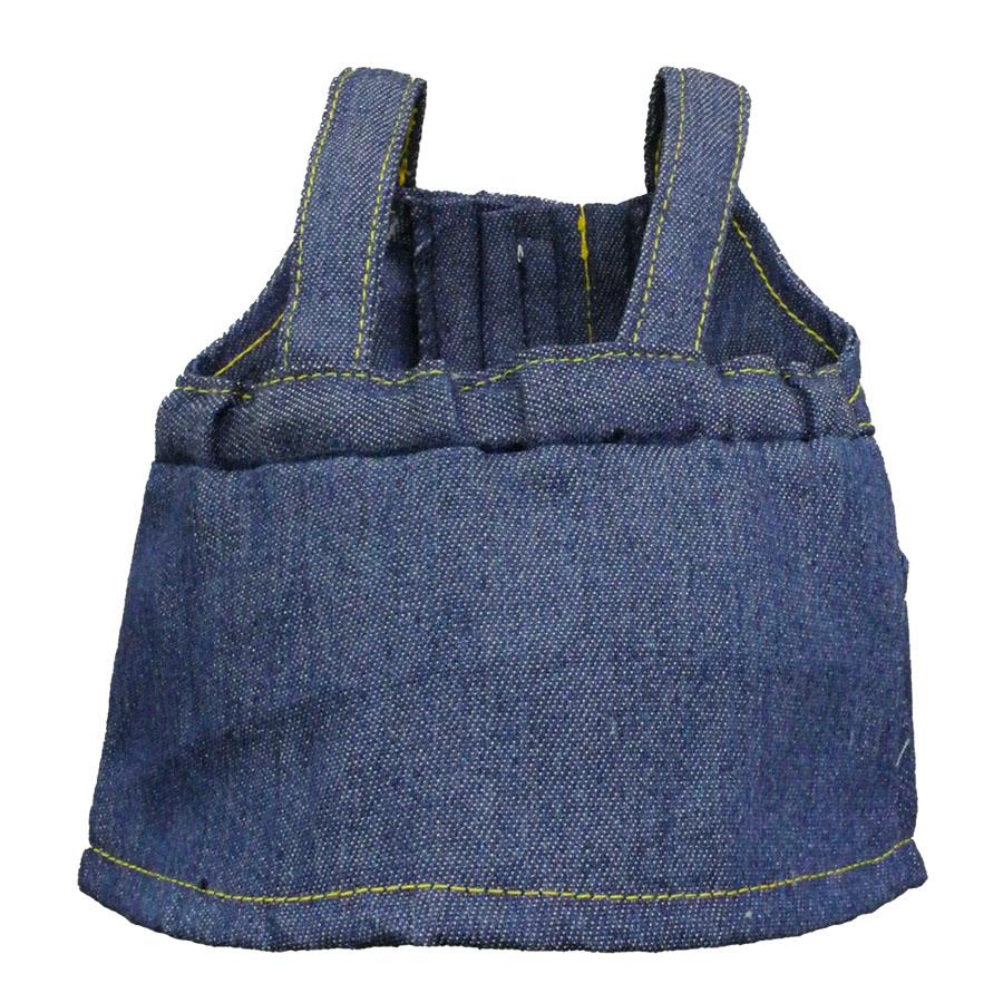 ぬいぐるみ 洋服 デニムライク ジャンパースカート L 秋冬23 ベアウェア 着せ替え ぬい服 プレゼント | Bear Wear | 01