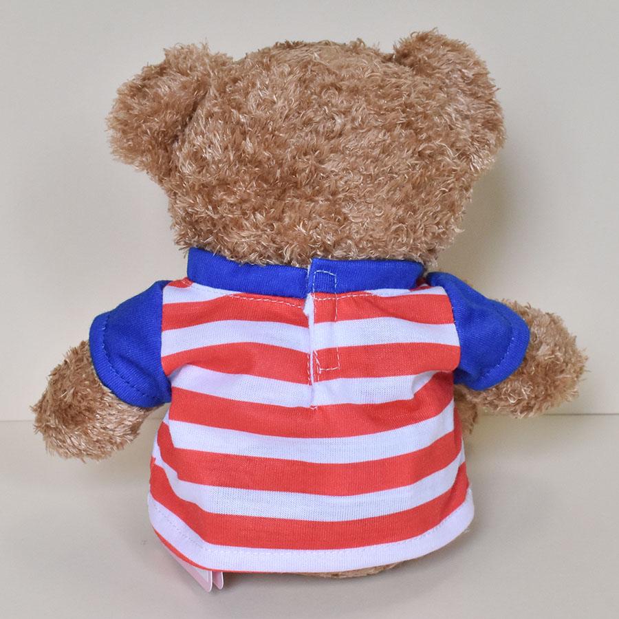 ぬいぐるみ 洋服 Tシャツ パリ M 春夏Tシャツ マリン ボーダー 2枚セート Bear Wear（ベアウェア） ぬいぐるみ 洋服 Tシャツ マリン ボーダー S